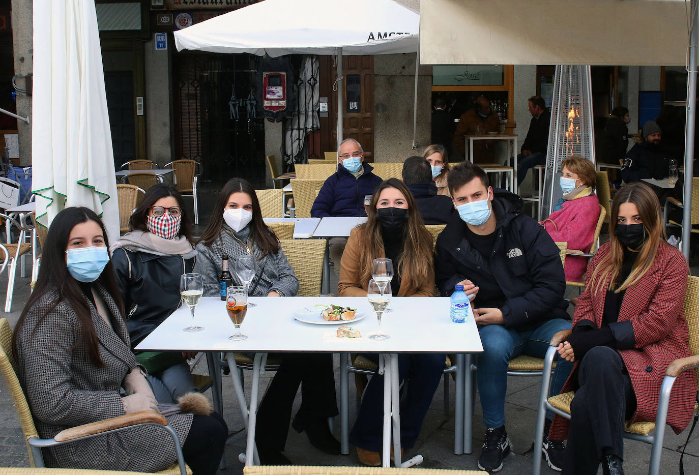 Día de Navidad en la Plaza Mayor de Segovia 