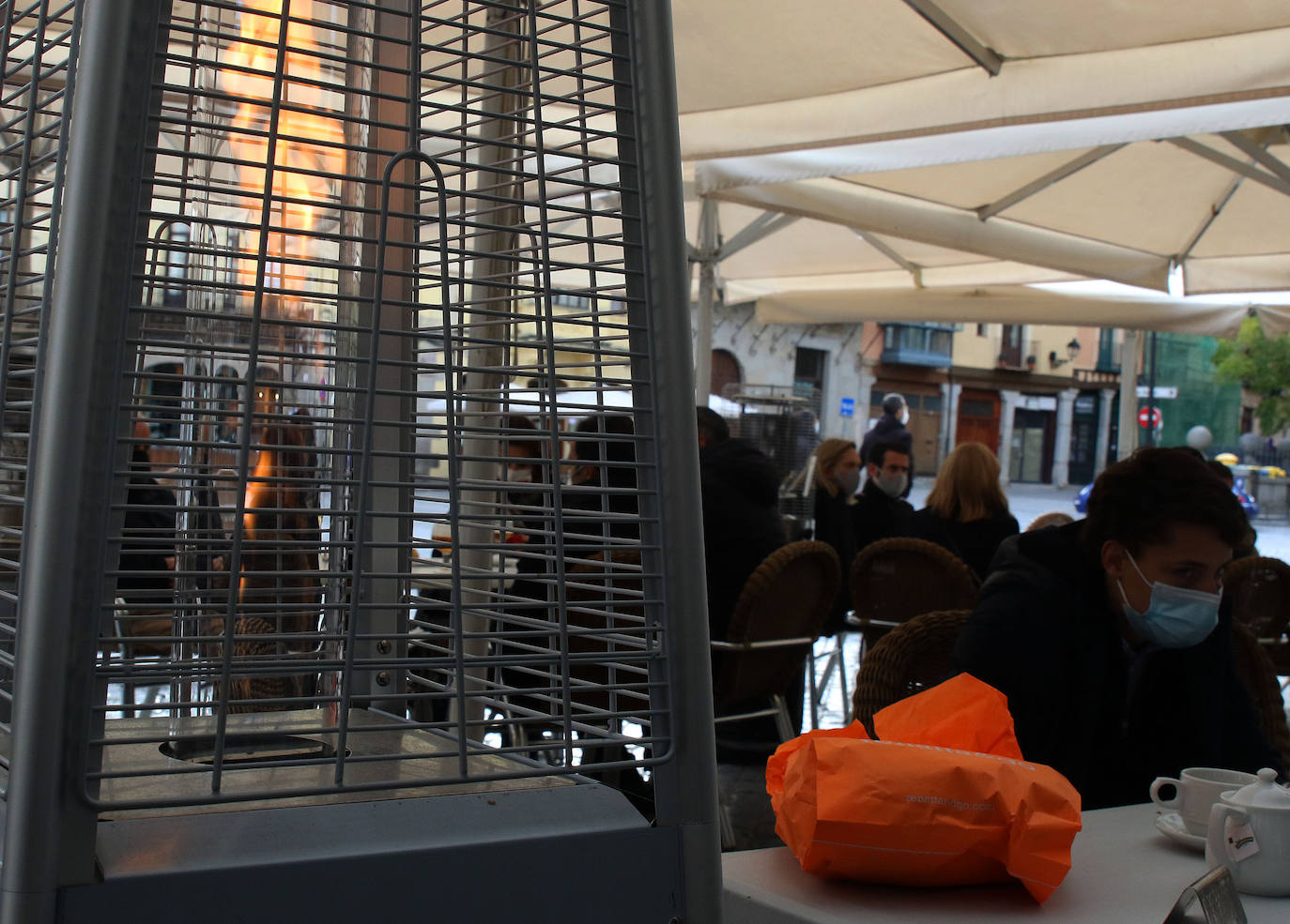 Día de Navidad en la Plaza Mayor de Segovia 