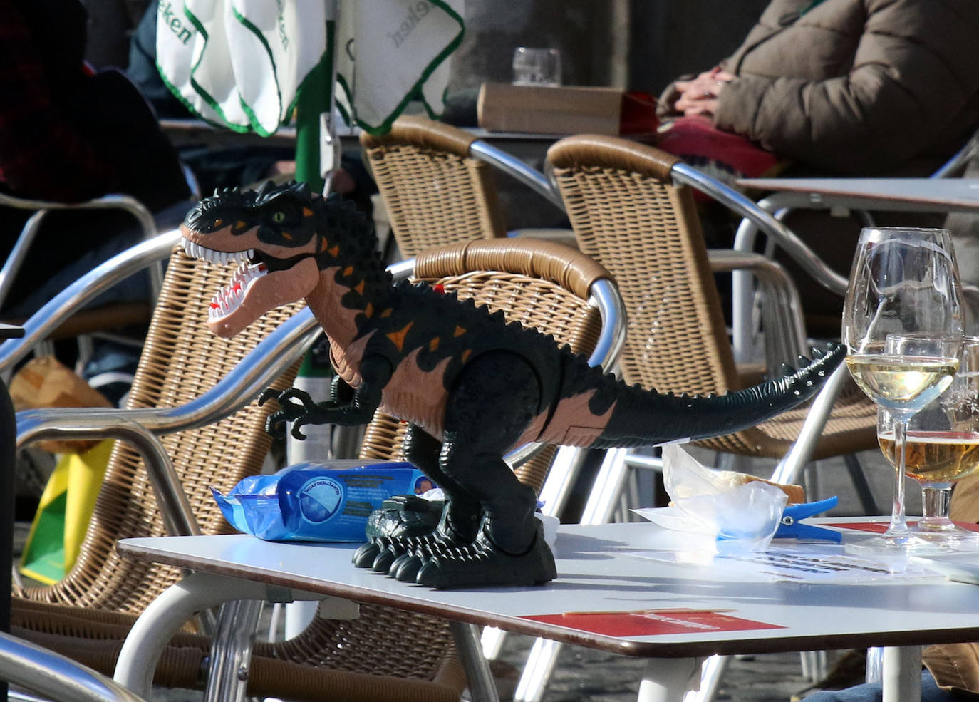 Día de Navidad en la Plaza Mayor de Segovia 