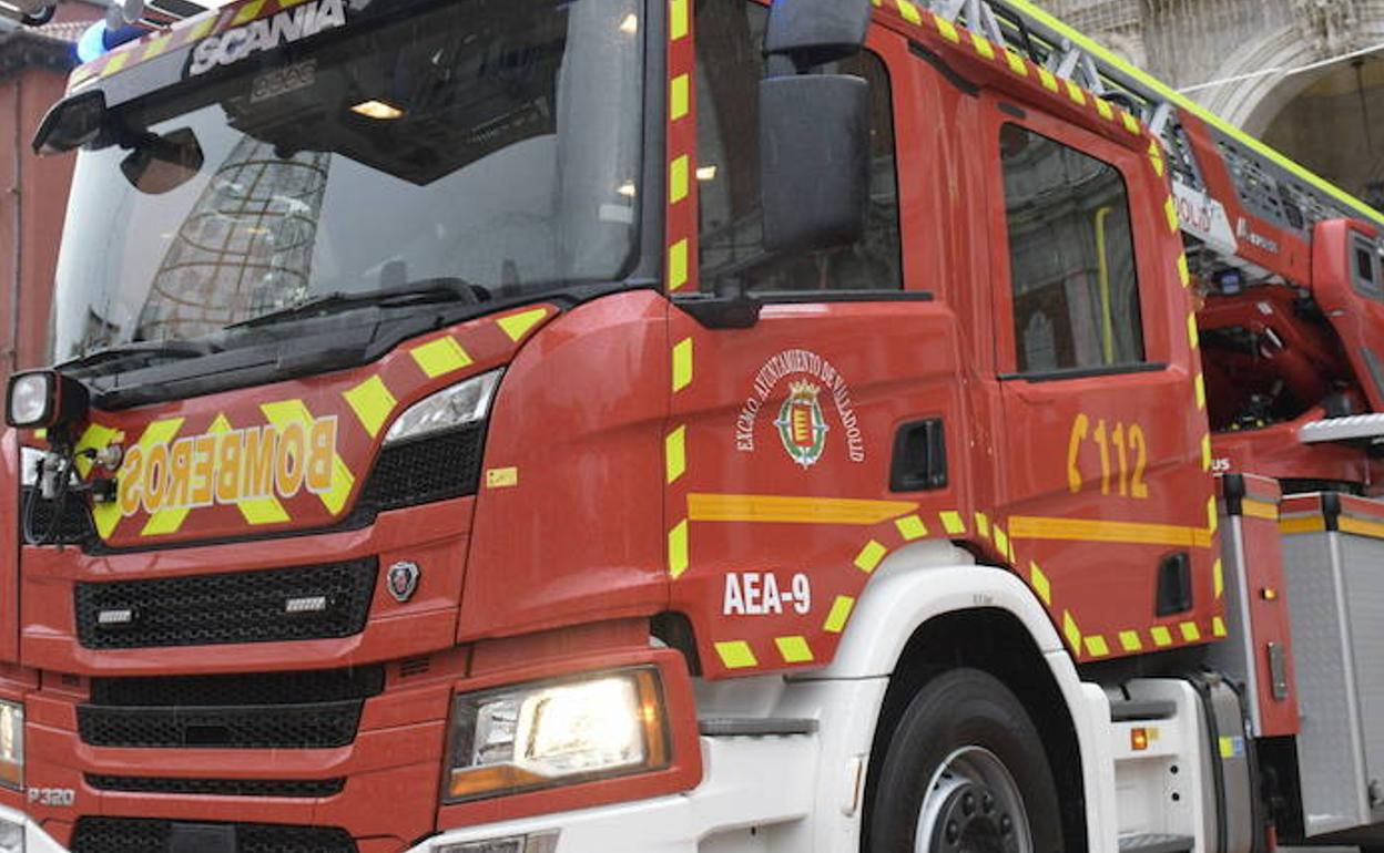 Vehículo de los Bomberos de Valladolid, en una imagen de archivo.