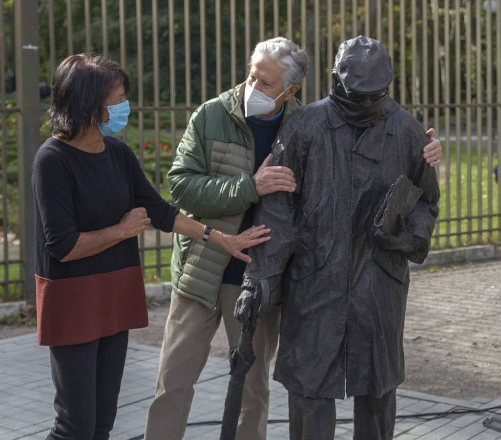 Centenario de Delibes. La pandemia no impidió que el Ayuntamiento inaugurase la estatua de Miguel Delibes en su Campo Grande con motivo de su centenario.