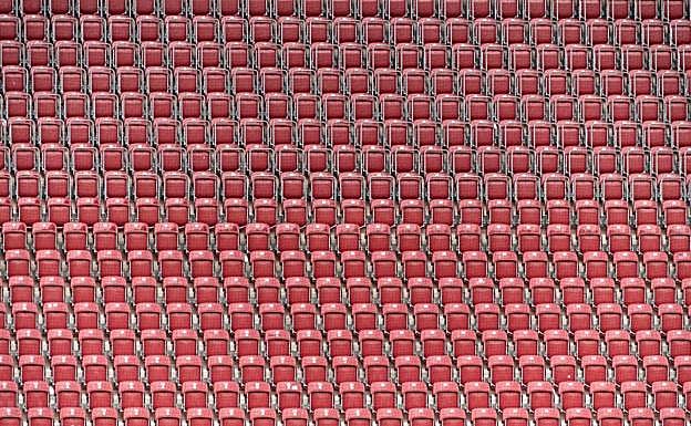 Imagen de un estadio de fútbol alemán. 