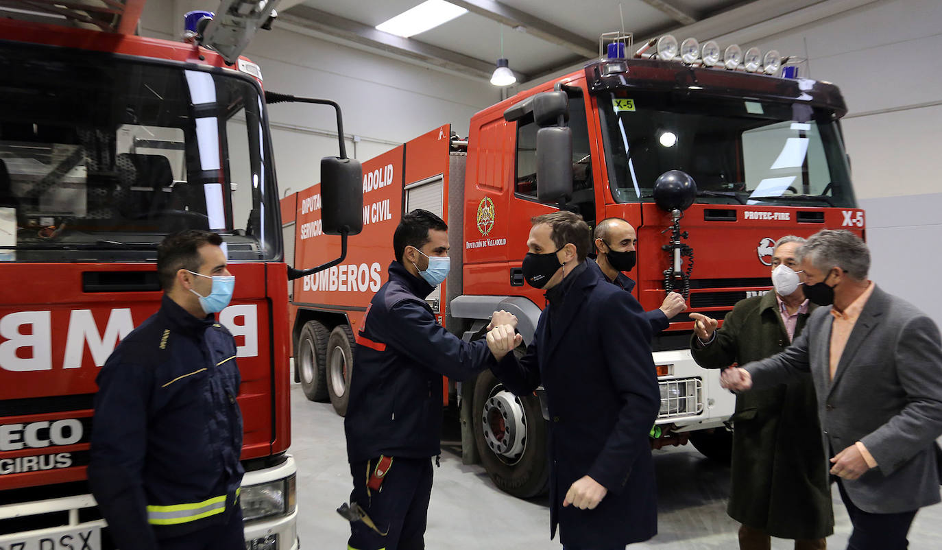 Fotos: Visita al parque de bomberos de la Diputación de Valladolid