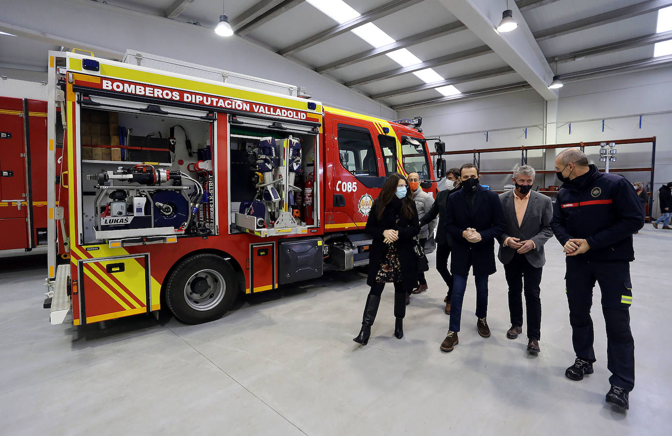 Fotos: Visita al parque de bomberos de la Diputación de Valladolid