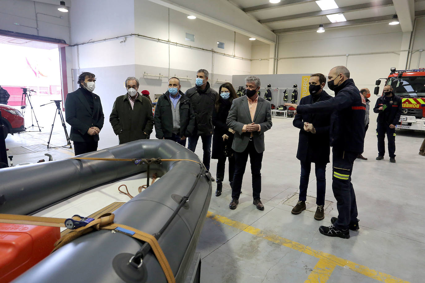 Fotos: Visita al parque de bomberos de la Diputación de Valladolid