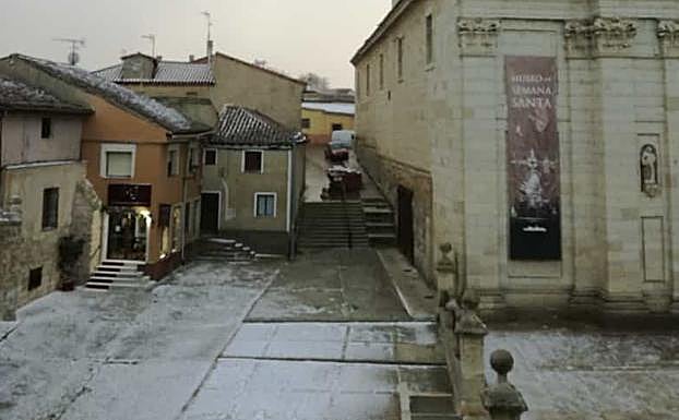 Valladolid recibe al Año Nuevo con nieve