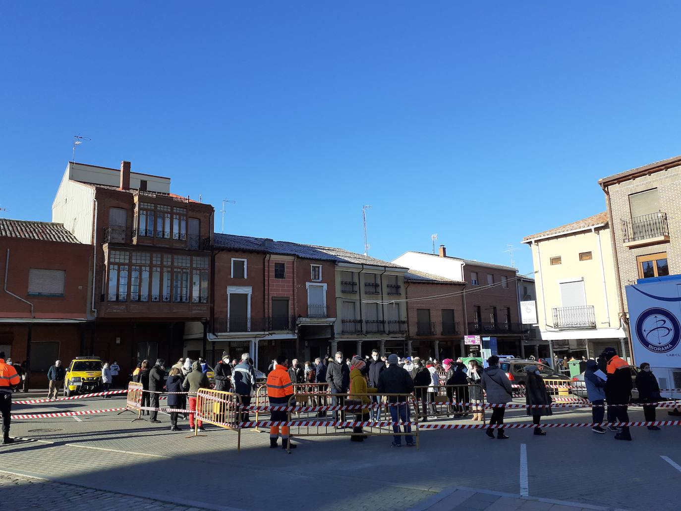 Fotos: Cribado en Villalón de Campos