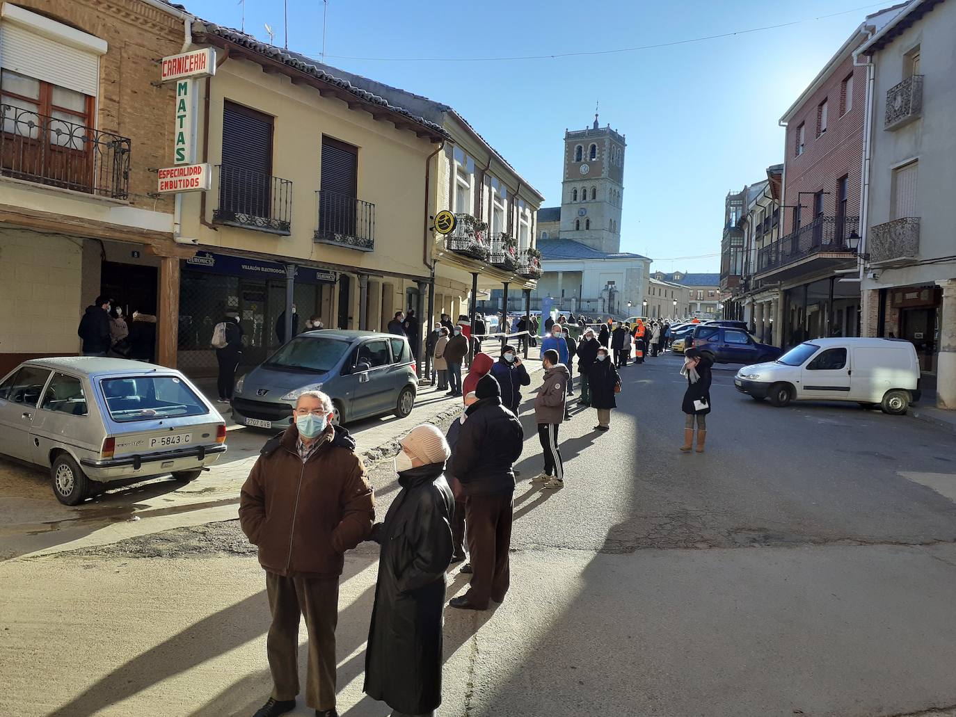 Fotos: Cribado en Villalón de Campos