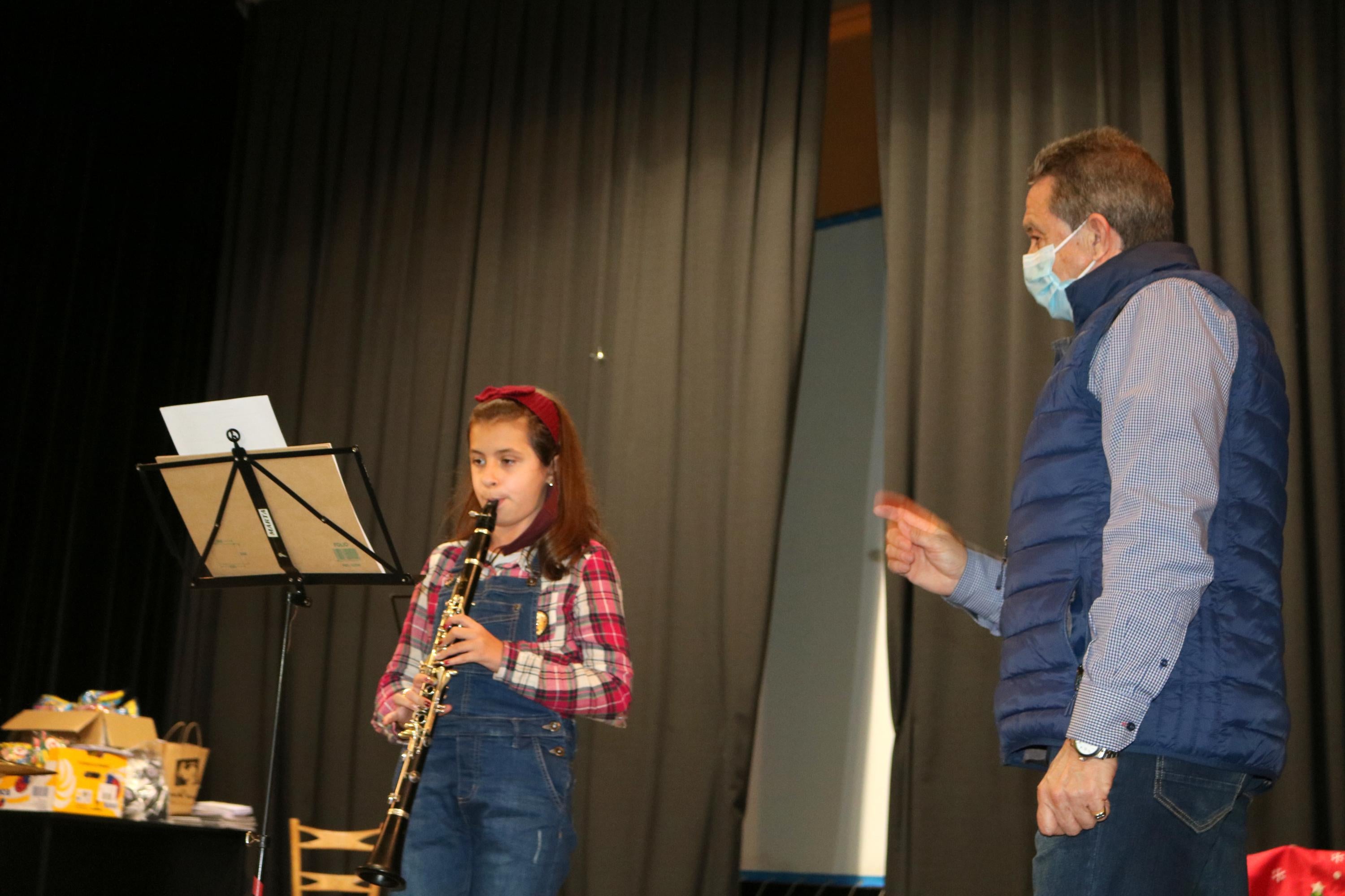 Los alumnos de la Escuela y Banda de Música Comarcal ofrecieron diversas actuaciones navideñas