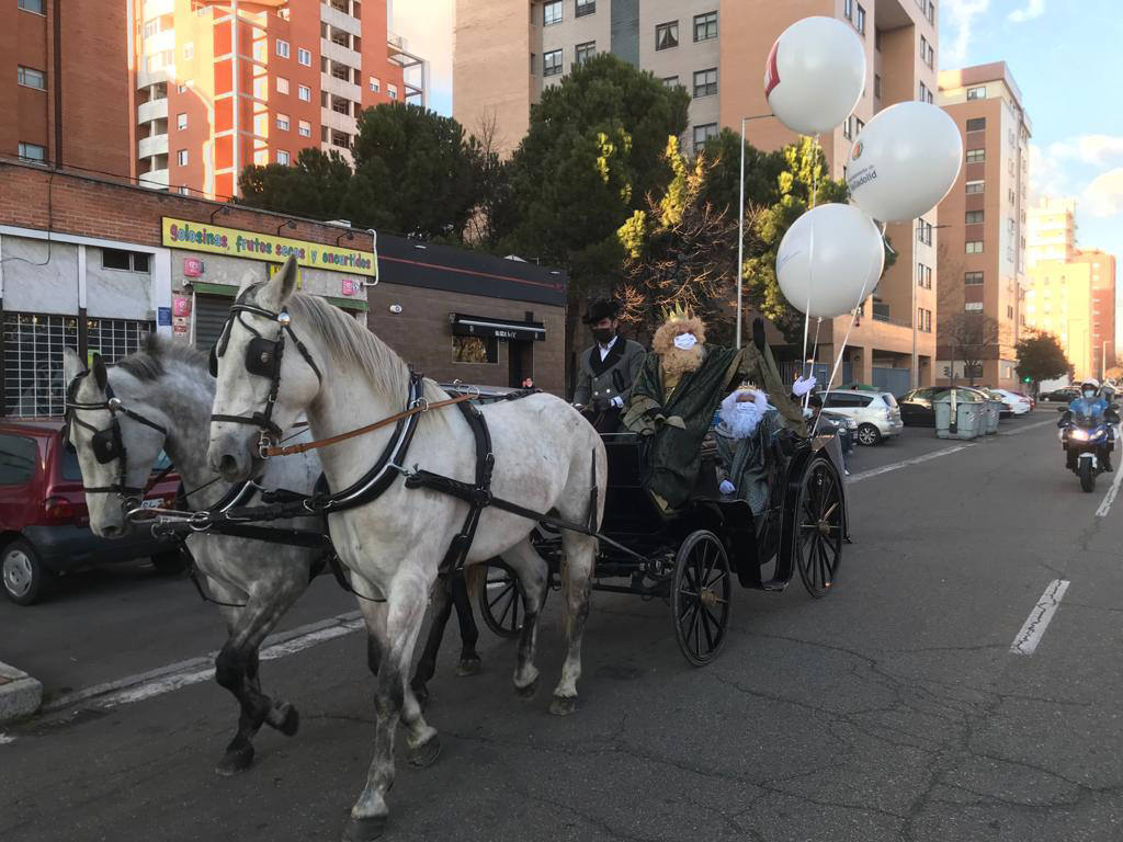 Fotos: La extraña Cabalgata de Reyes en Valladolid