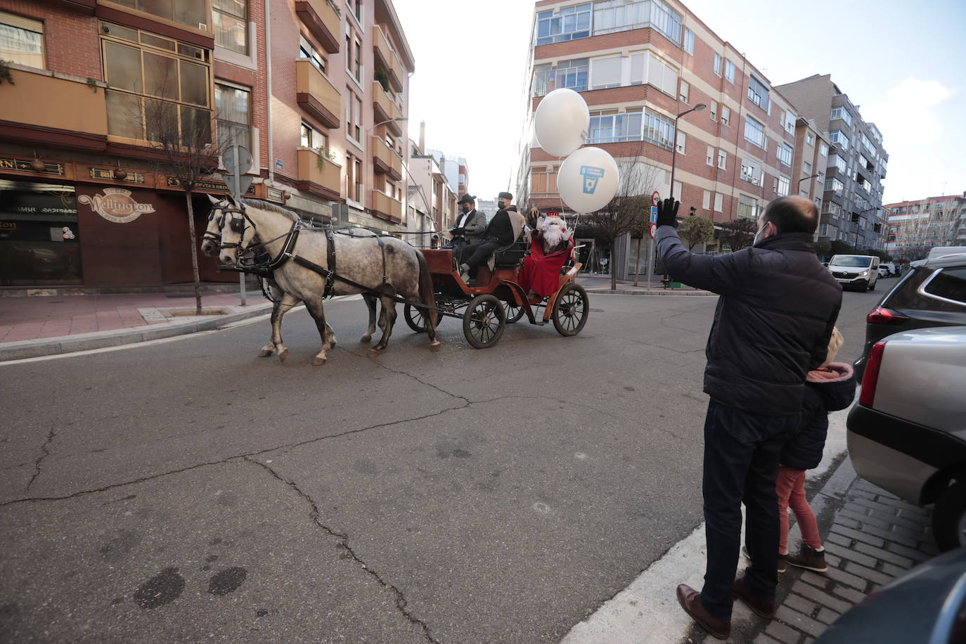 Fotos: La extraña Cabalgata de Reyes en Valladolid