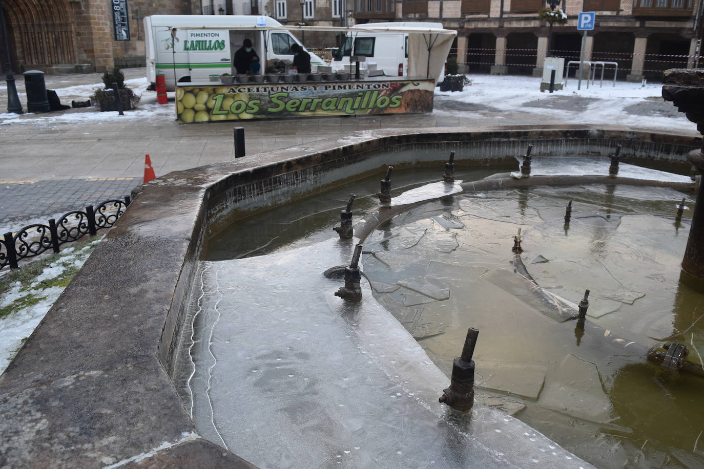 Fotos: El hielo invade Aguilar de Campoo