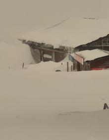 Imagen secundaria 2 - Zona de Salencias y Cebolledo, en la Estación de San Isidro, tras el temporal de esta semana.