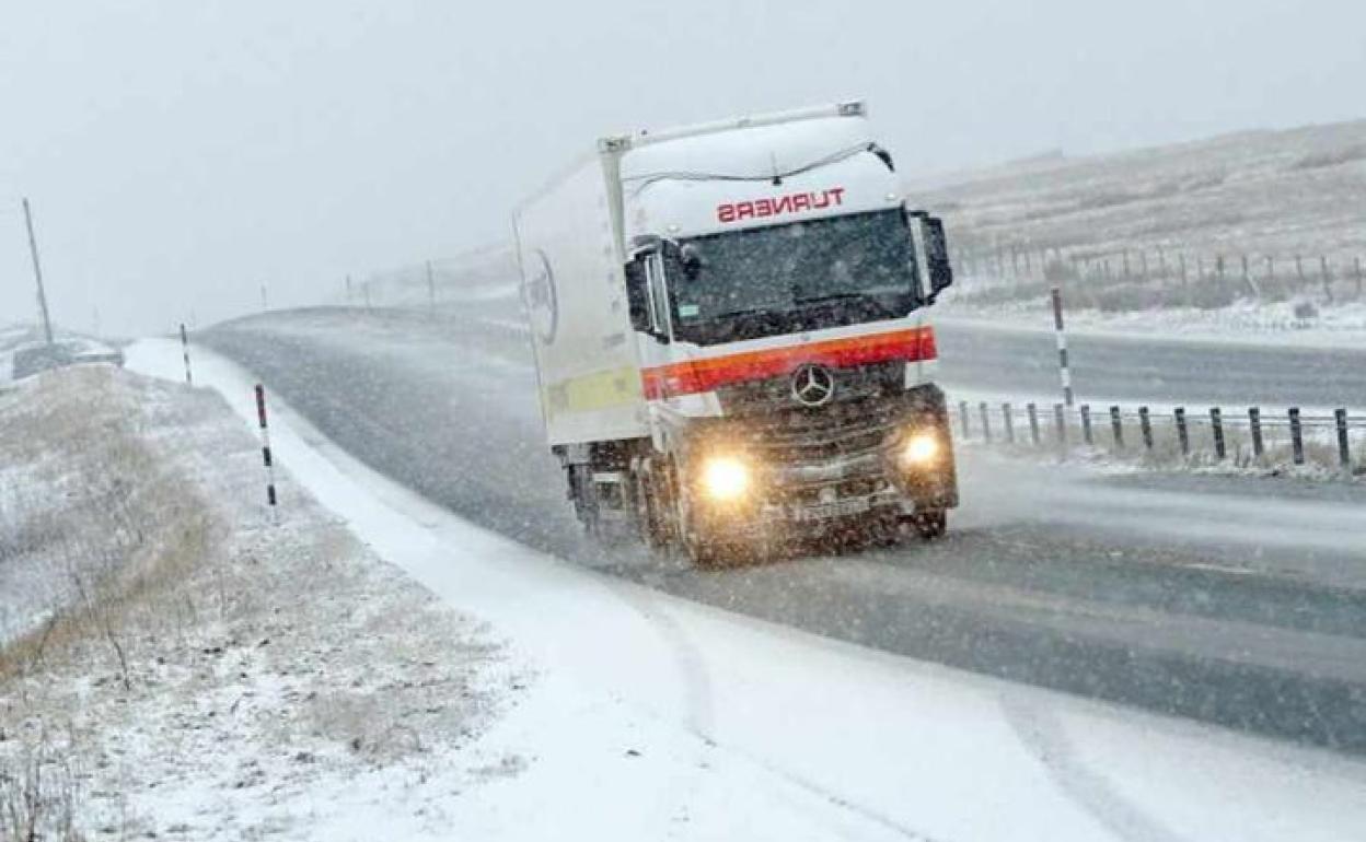 Temporal de nieve y frío en Castilla y León. 