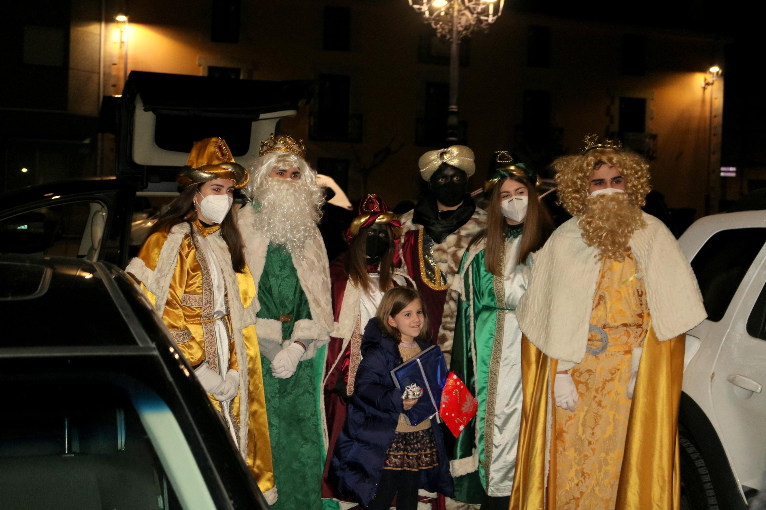 Los Reyes Magos visitaron a los niños baltanasiegos 