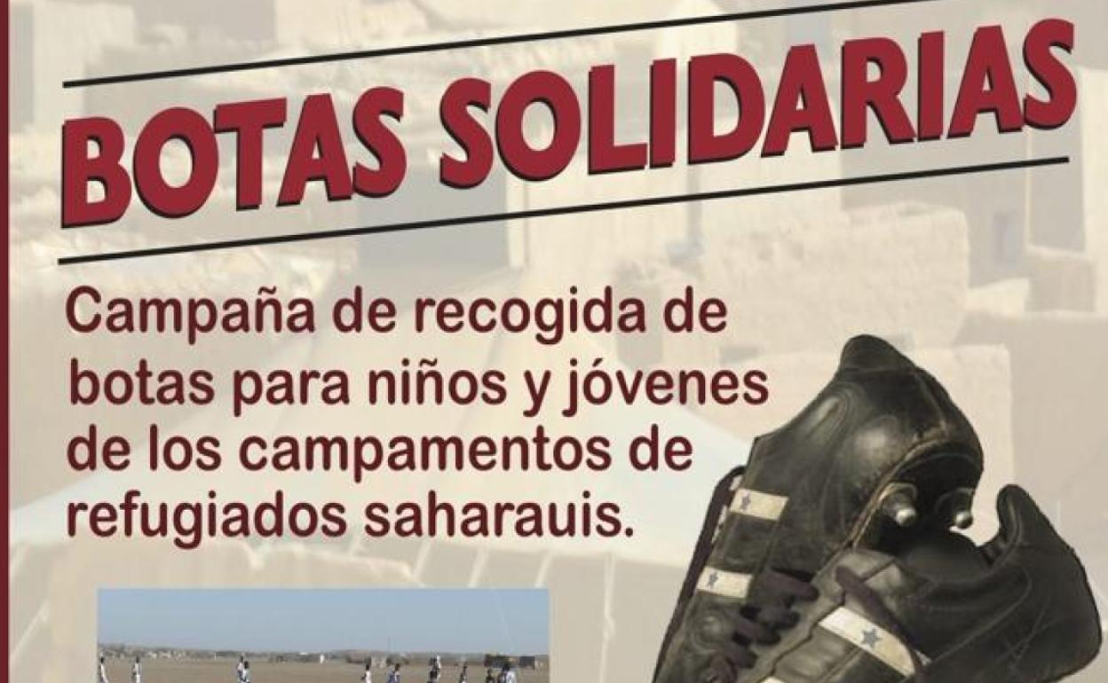 Unionistas se suma a la campaña 'Botas solidarias' de la Federación Saharaui de fútbol