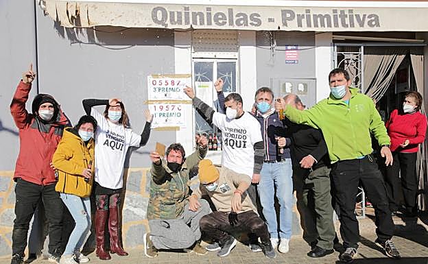 Celebración de los premios vendidos en Santovenia. 