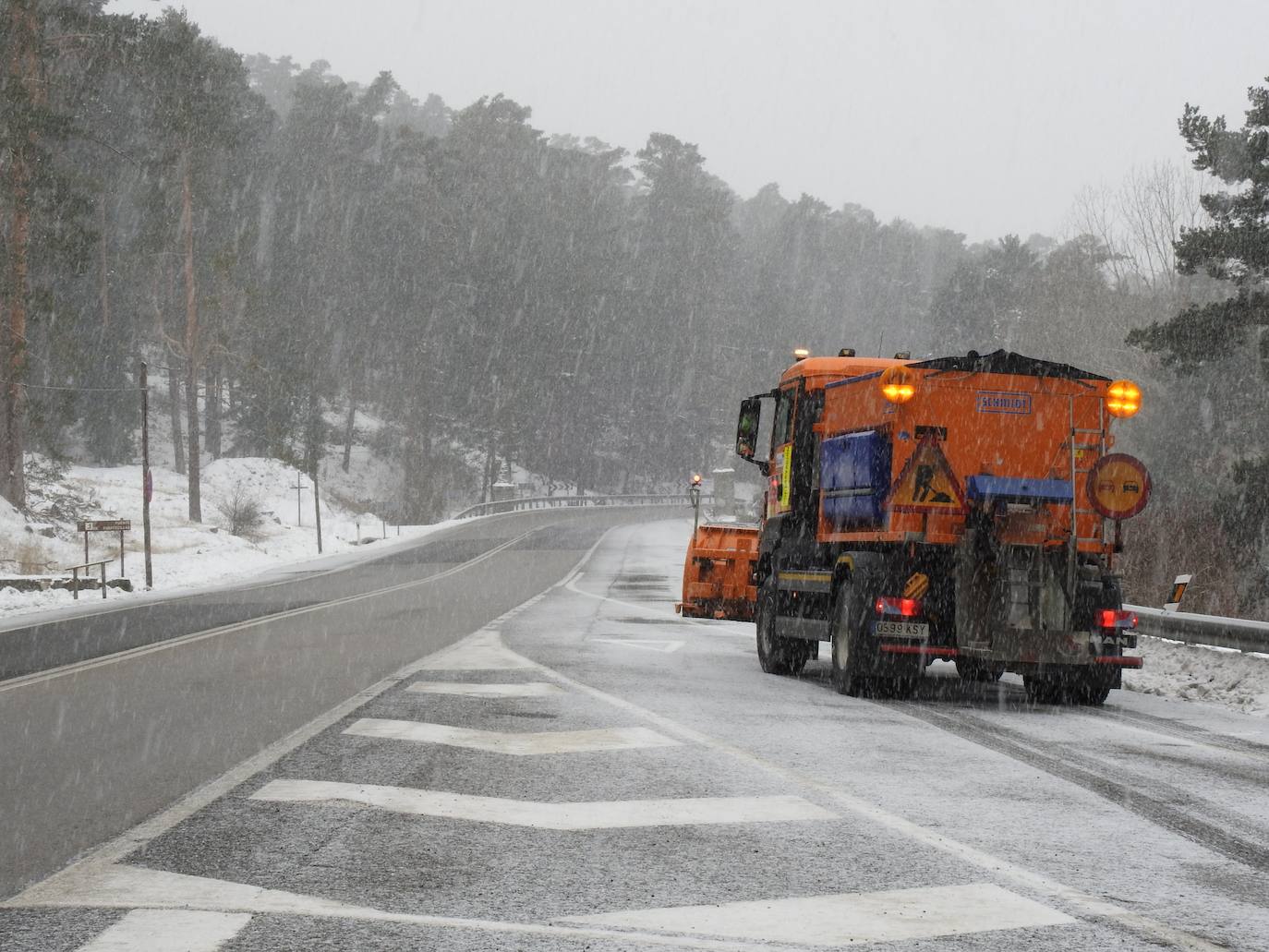 Segovia se congela con temperaturas mínimas de hasta 10 grados bajo cero