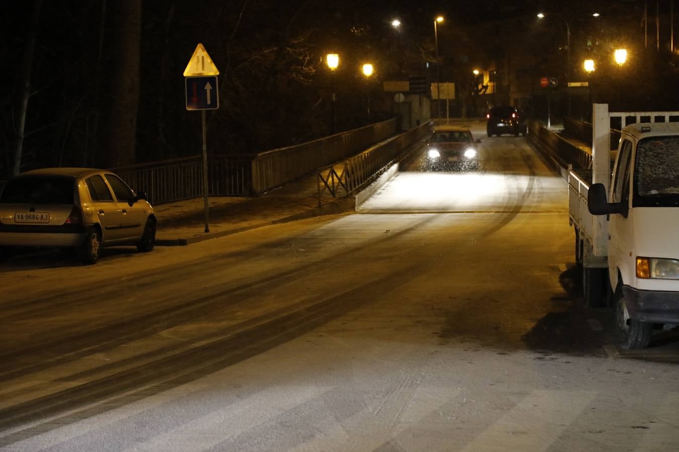 Fotos: Nieve en Peñafiel