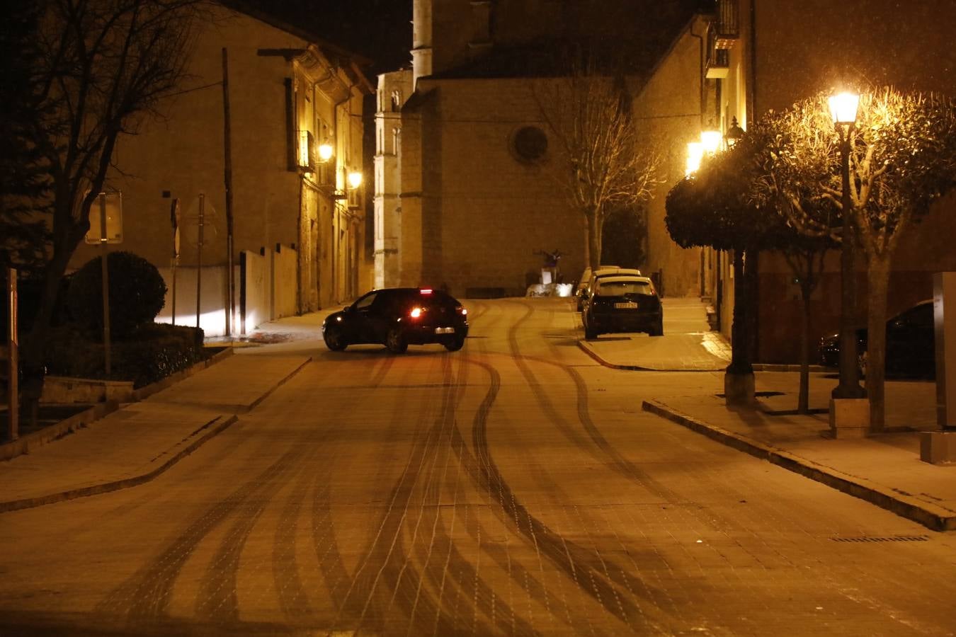 Fotos: Nieve en Peñafiel