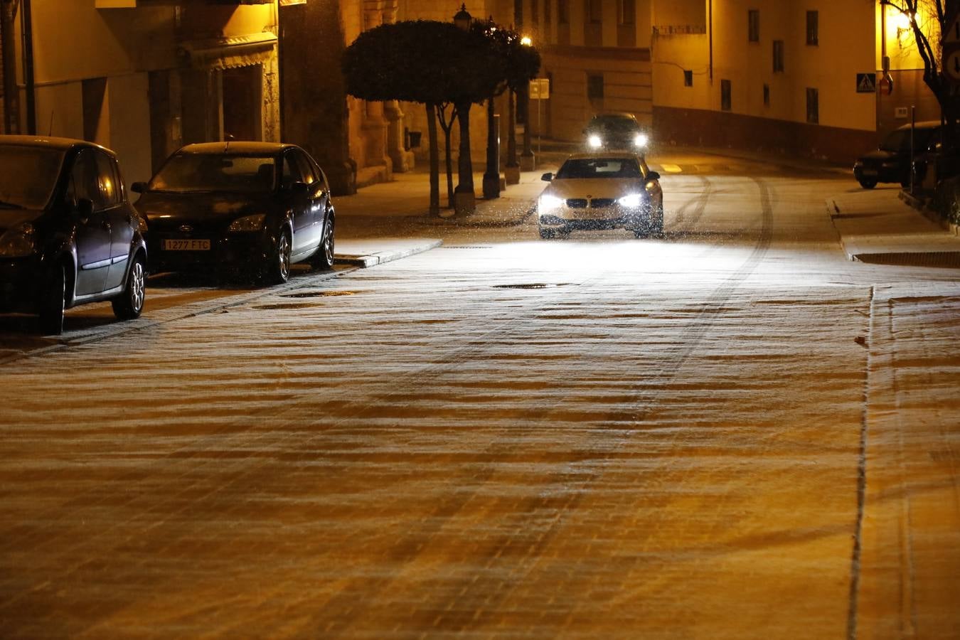 Fotos: Nieve en Peñafiel