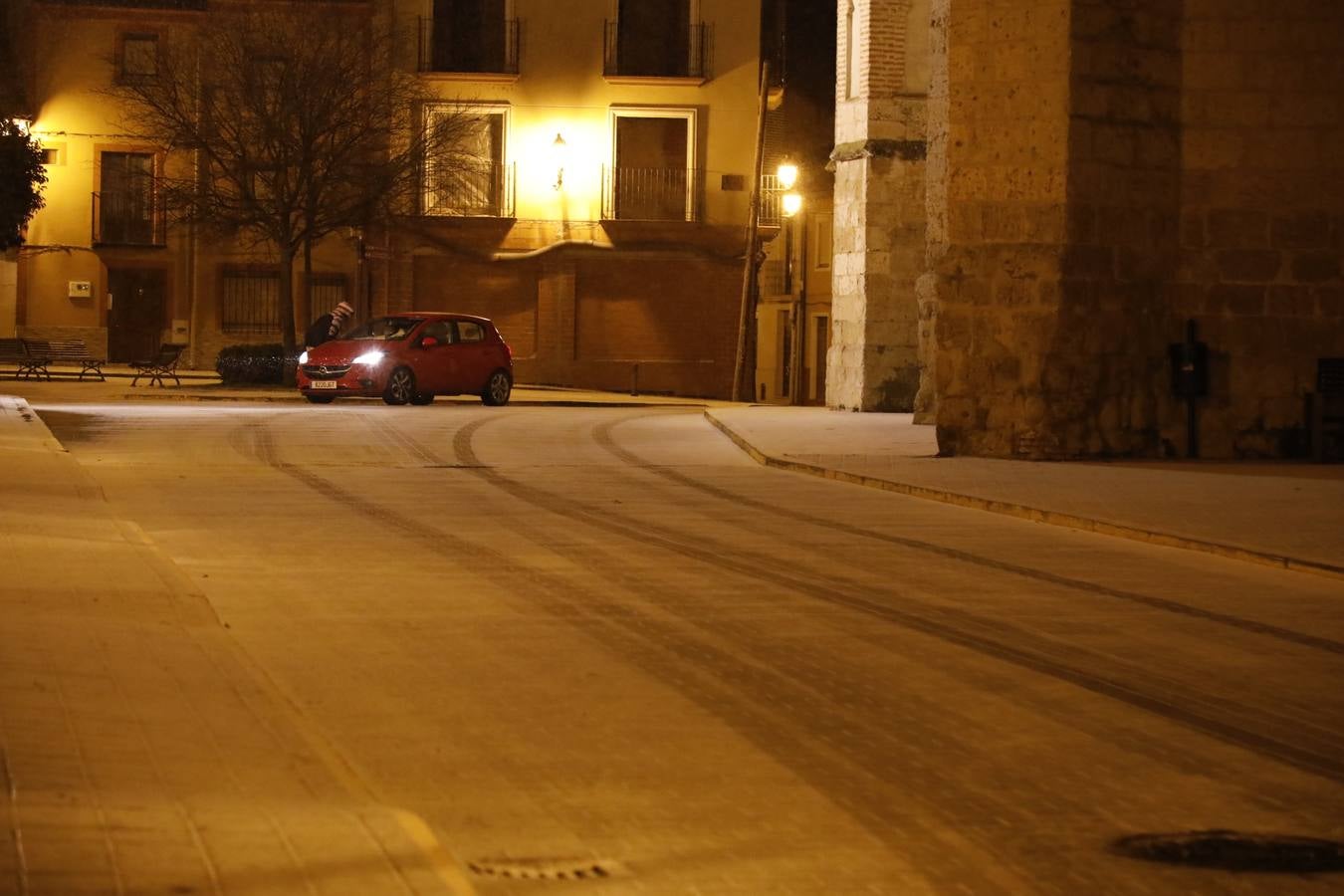 Fotos: Nieve en Peñafiel