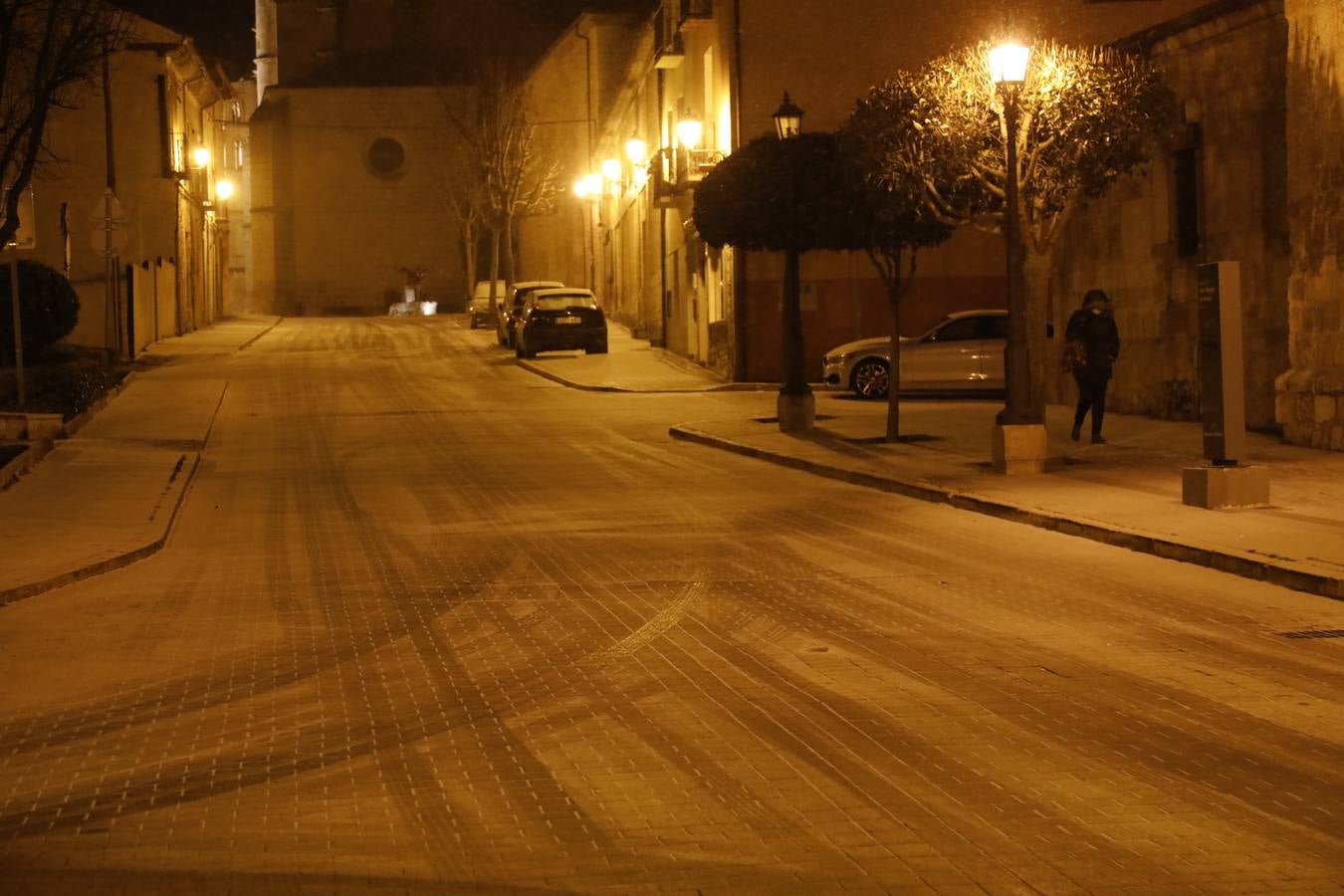 Fotos: Nieve en Peñafiel