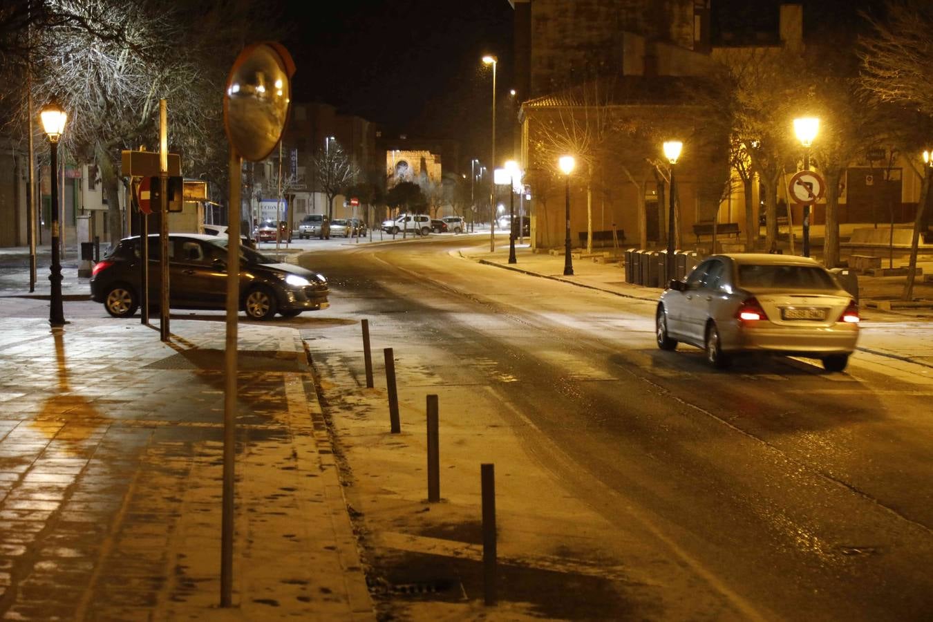 Fotos: Nieve en Peñafiel