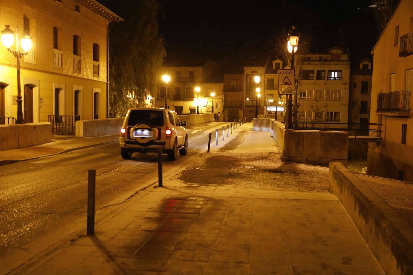 Fotos: Nieve en Peñafiel