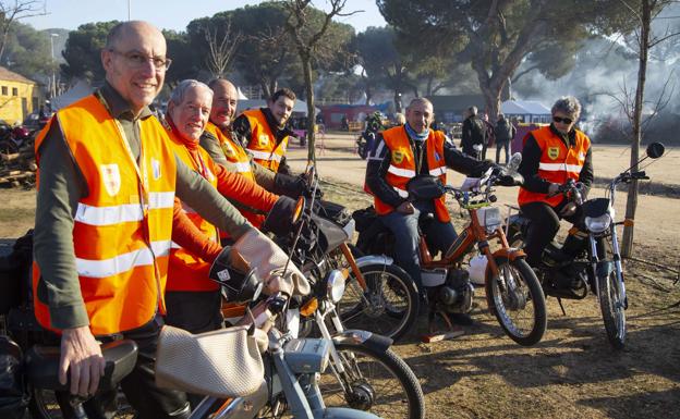 Los amigos franceses de Plein Pau, en su anterior visita a Pingüinos. 