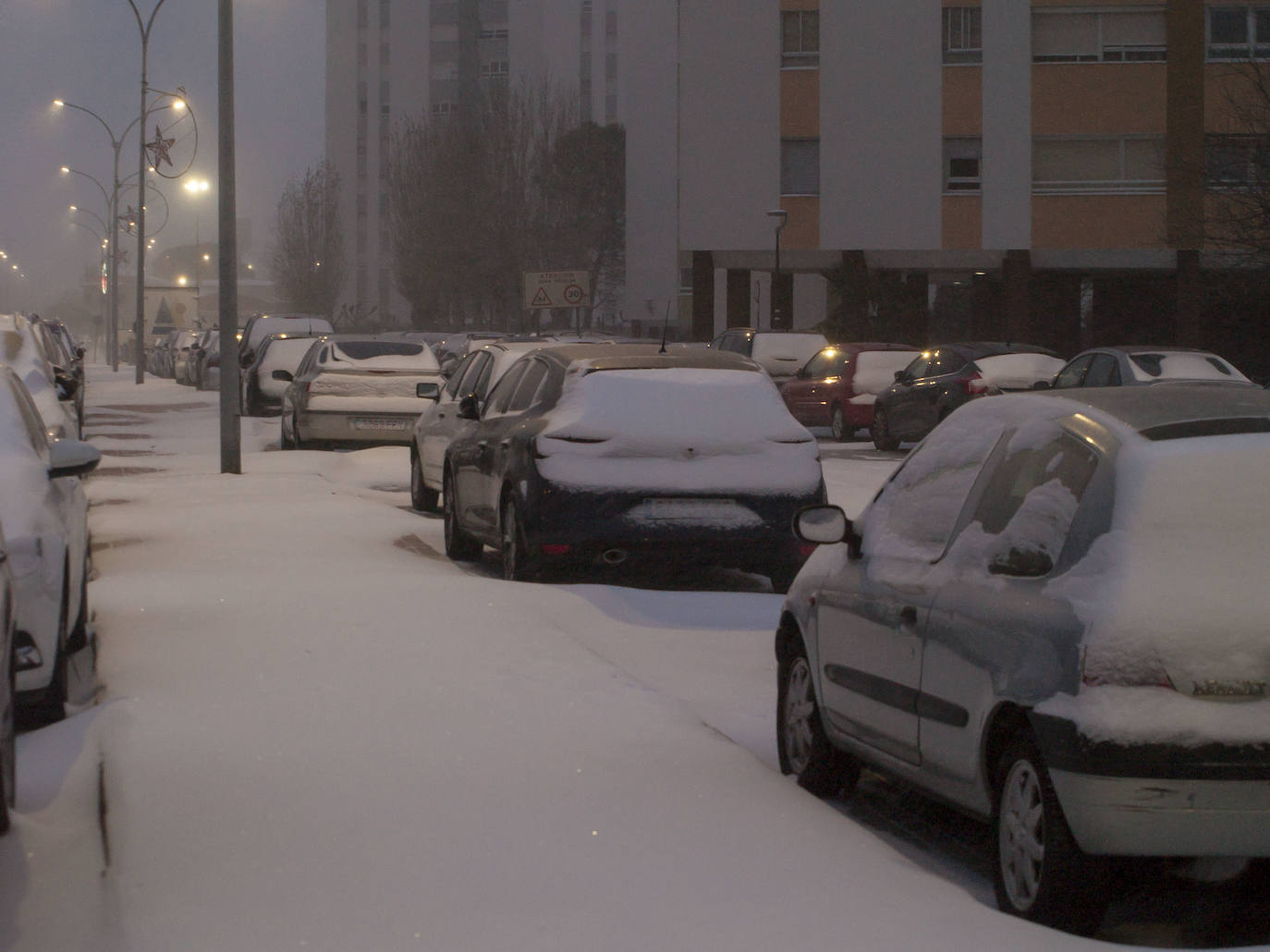 Fotos: Nieve en Laguna de Duero