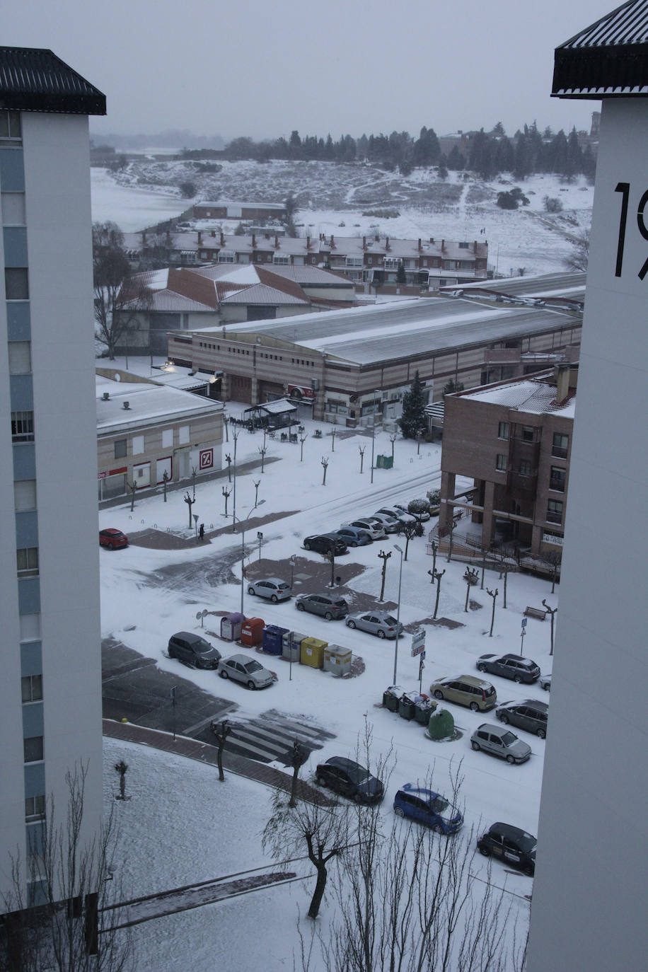 Fotos: Nieve en Laguna de Duero