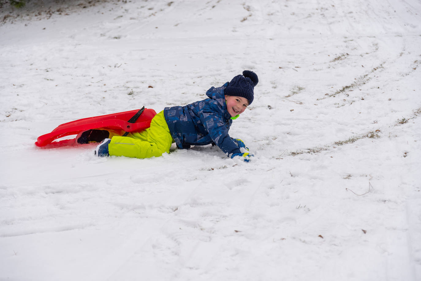 Fotos: La nieve ha dejado una jornada de diversión en Palencia