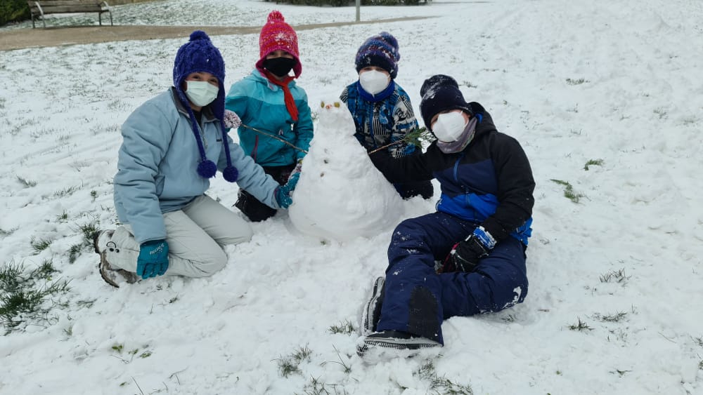 Imagen. Nieve en la provincia de Valladolid. 