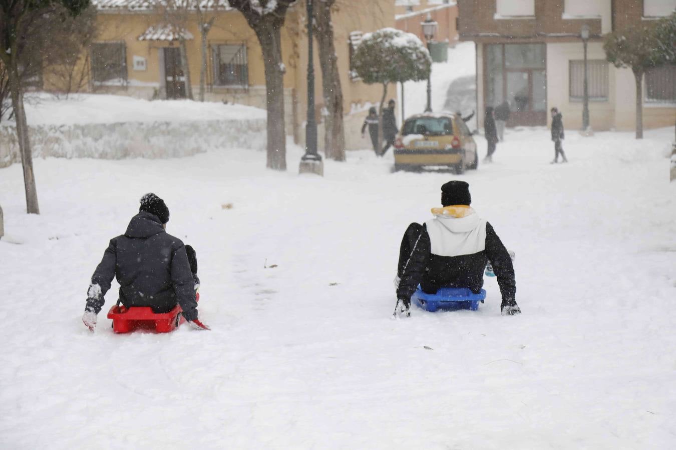 Fotos: Nevada en Peñafiel