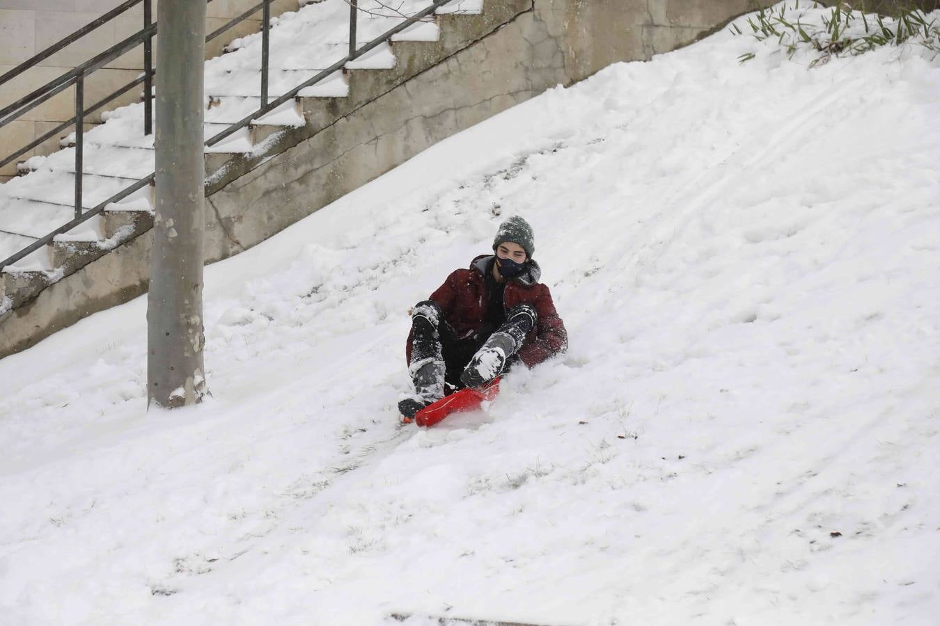 Fotos: Nevada en Peñafiel