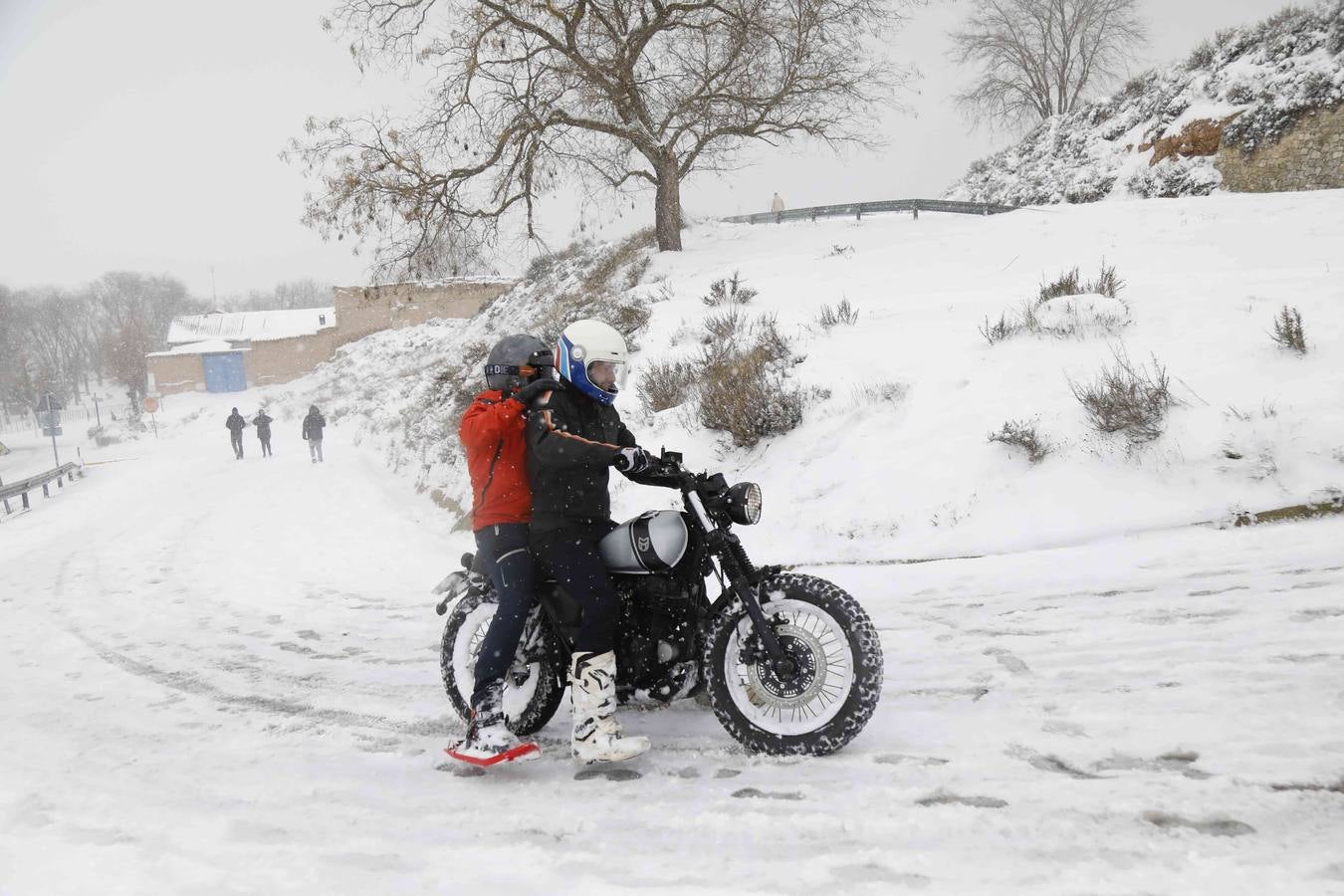 Fotos: Nevada en Peñafiel