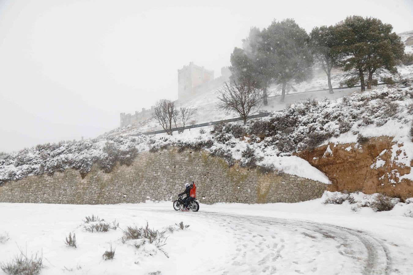 Fotos: Nevada en Peñafiel