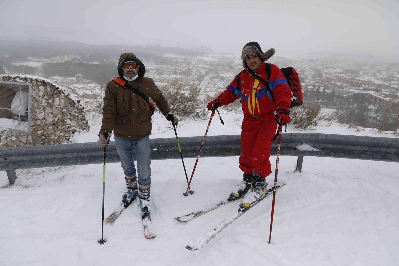 Fotos: Nevada en Peñafiel