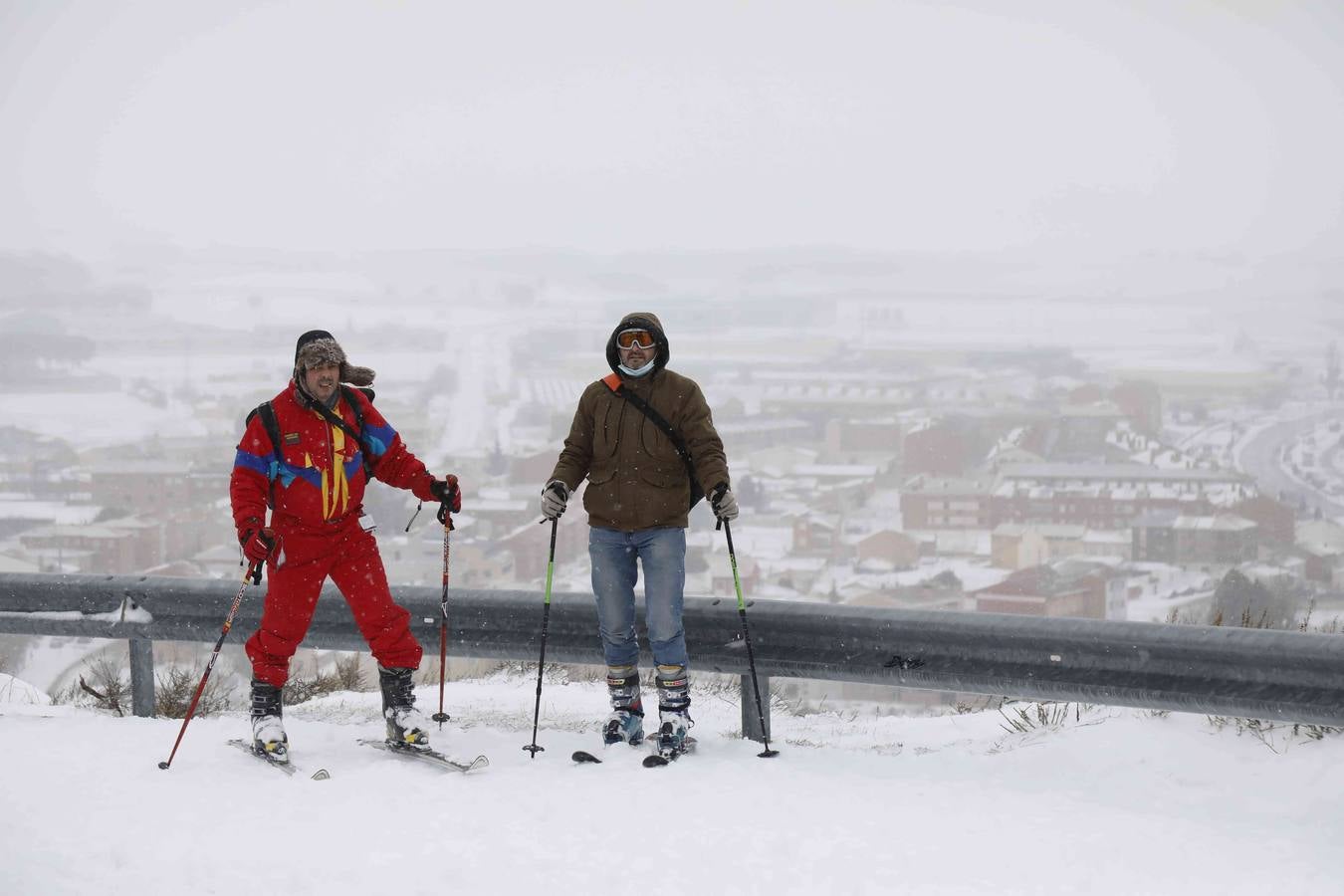 Fotos: Nevada en Peñafiel