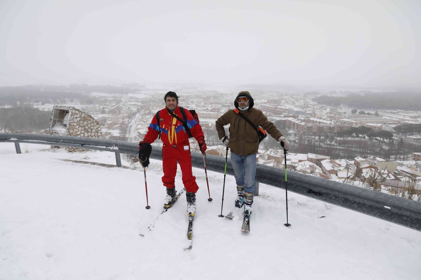 Fotos: Nevada en Peñafiel