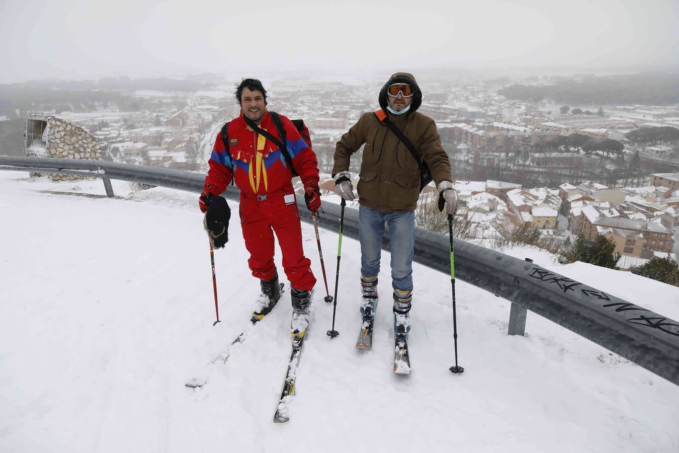 Fotos: Nevada en Peñafiel