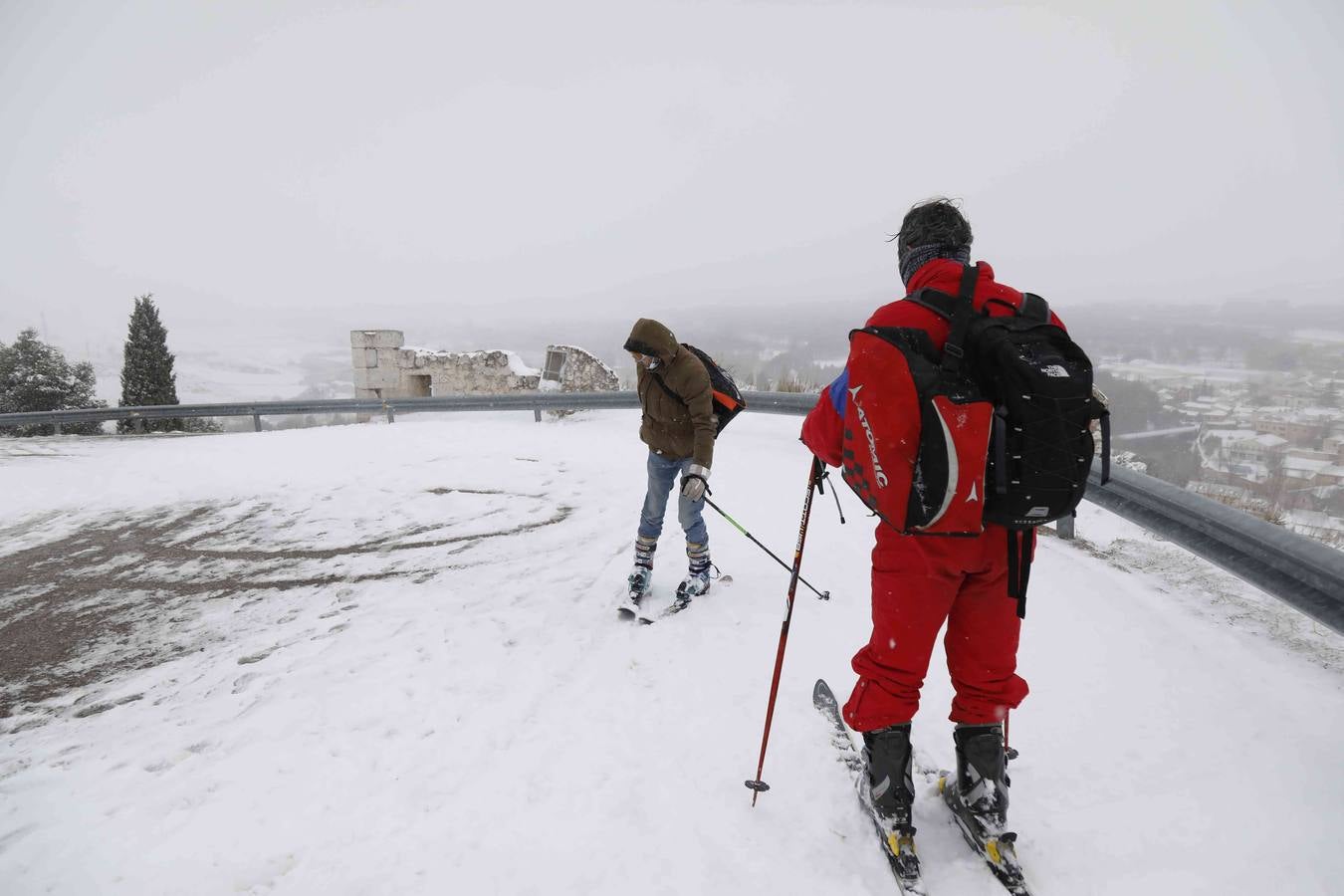 Fotos: Nevada en Peñafiel