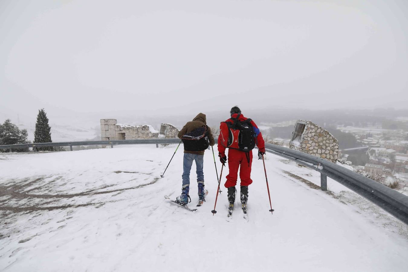 Fotos: Nevada en Peñafiel