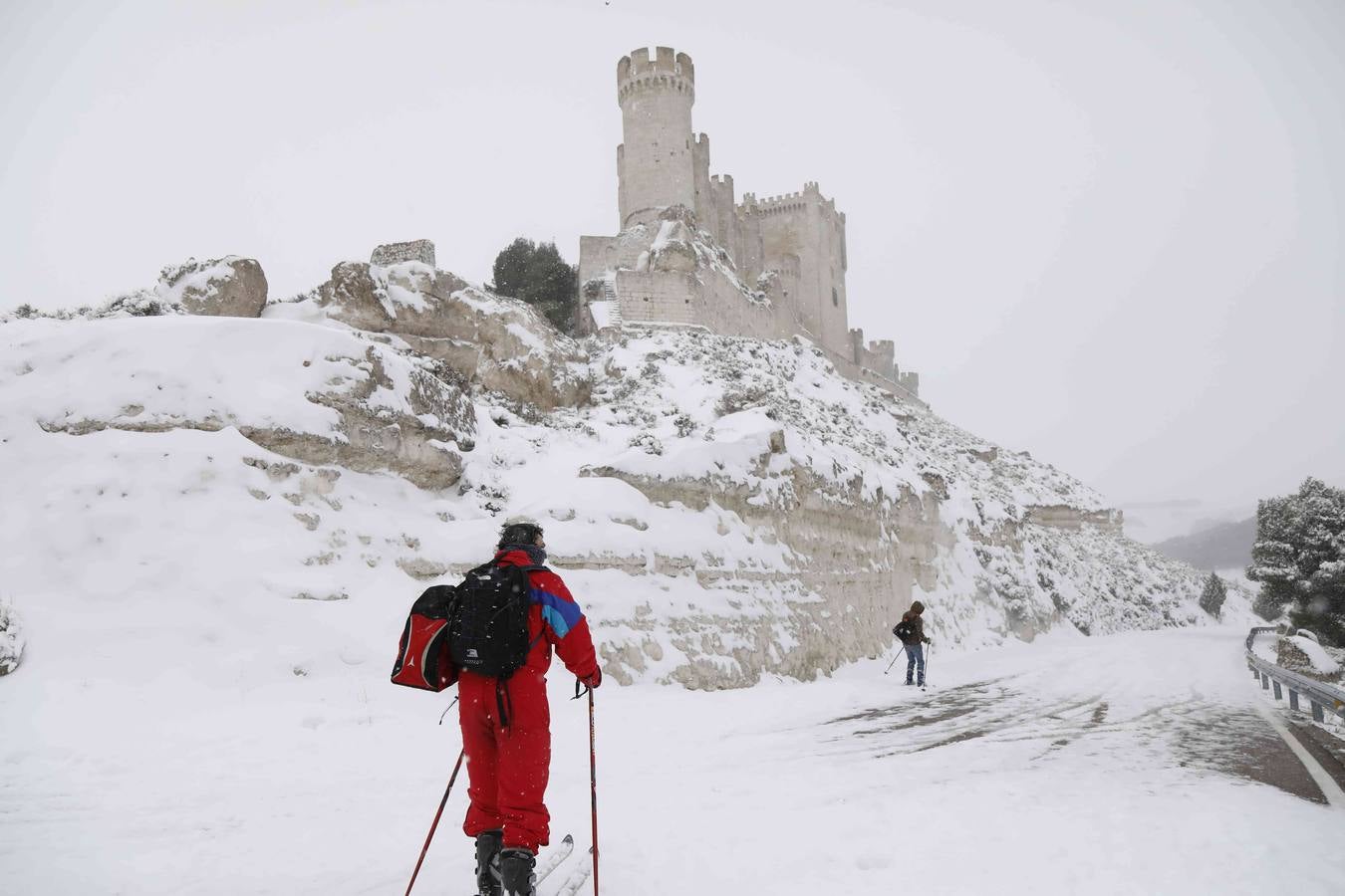Fotos: Nevada en Peñafiel