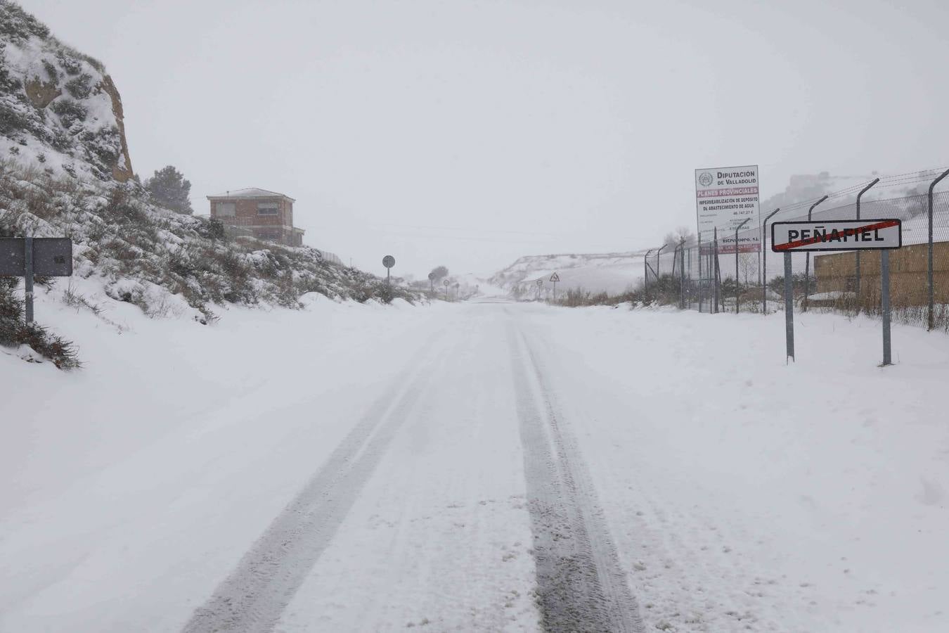 Fotos: Nevada en Peñafiel