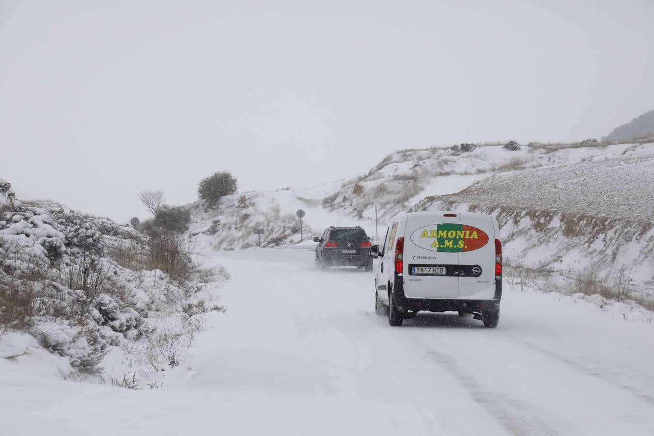 Fotos: Nevada en Peñafiel