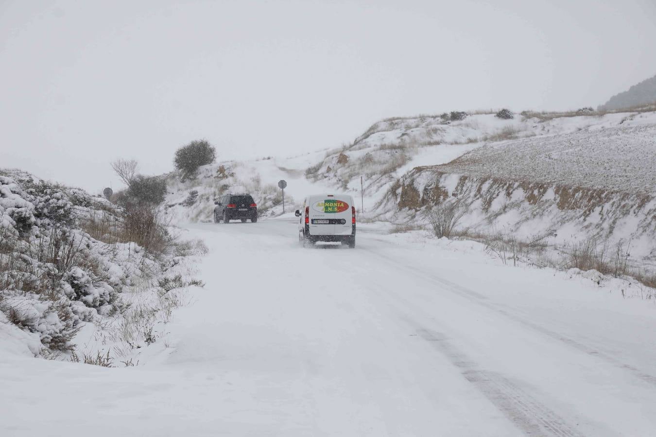 Fotos: Nevada en Peñafiel