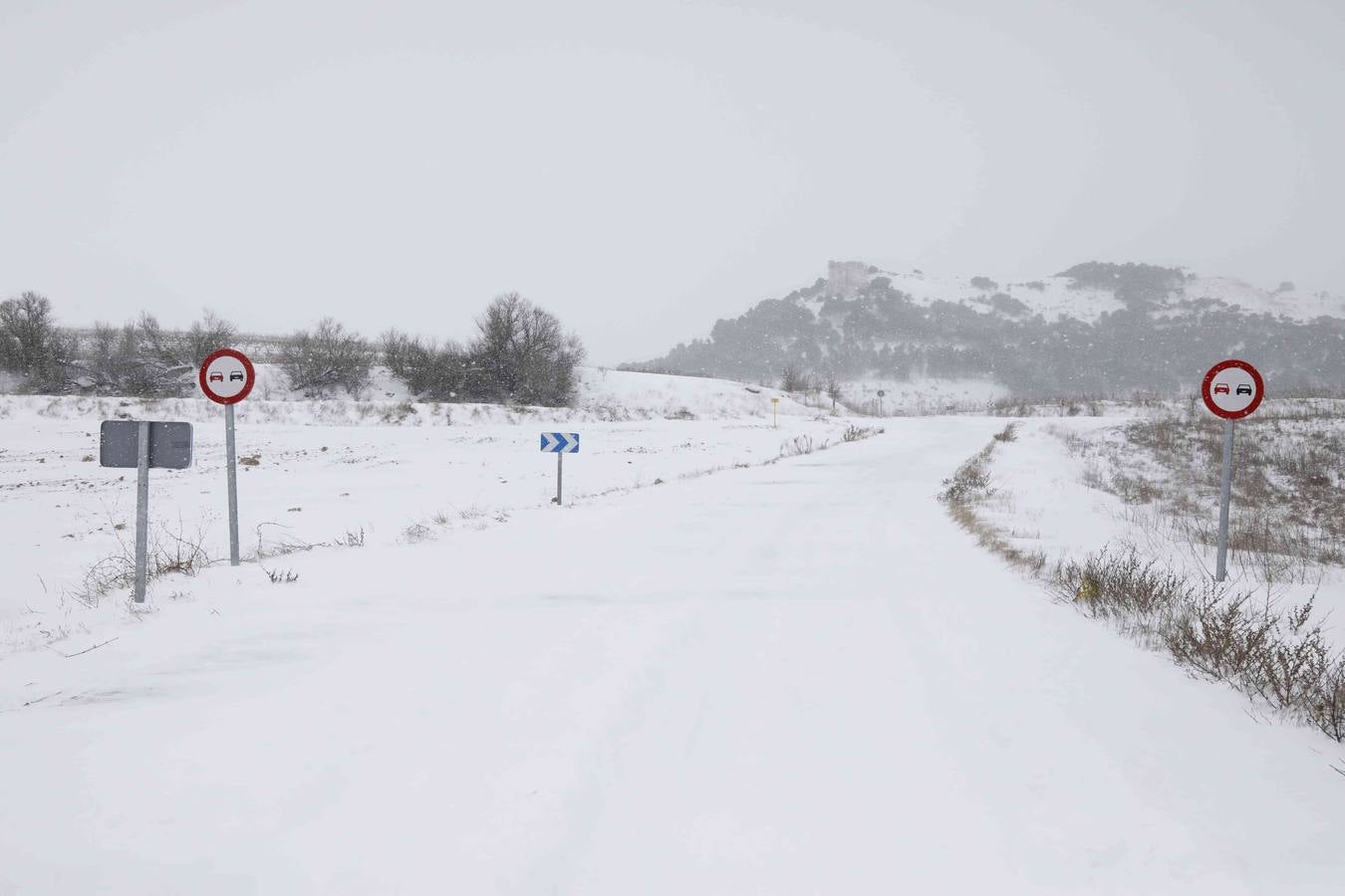 Fotos: Nevada en Peñafiel