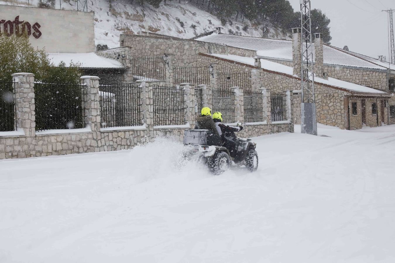 Fotos: Nevada en Peñafiel